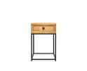 Wooden Iron Sidetable 40