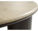 Salontafel Piazze rond &Oslash;90 cm marmer - Beige