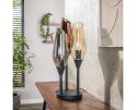 Tafellamp 3L Cocoon mix glass - Zwart