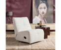 Starfurn Relaxfauteuil Lazy - pixie Off White - Draaibaar & verstelbaar - 82x103x96 cm