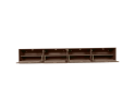 Zwevend tv meubel Madison Walnut | 240 cm