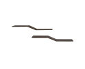 Wandplank Maya Teak S-shape set/2 - Massief teak espresso