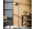 Vloerlamp 1L verstelbare metalen kap - Charcoal