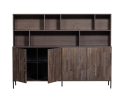 New Gravure Wandkast Essen Fineer Espresso [fsc] - WOOOD Exclusive