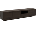 Tv meubel Tampere eikenfineer 190x42x50 cm - Dark Chocolate - Bruin