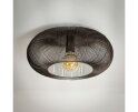 Plafondlamp Copper twist &Oslash;43 cm - Zwart nikkel