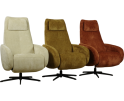 Relaxfauteuil Tosca - Stella Natural 1 beige - handmatig en verstelbaar hoofdkussen