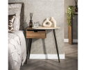 Nachtkastje 1L rechts Travino - Ceramic Travertine