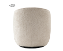Belvi Fauteuil - fabric AJ3019-08 Cream (draaibaar)
