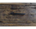 Dressoir Brent gerecycled hout naturel - 120 x 40 x 85 cm - 2 deuren en 5 lades
