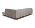 Hoekbank Milena Taupe - Astra 5 &ndash; Ottomane rechts &ndash; 274x210 cm
