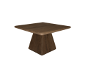 Asti Eetkamertafel vierkant bruin 130 cm