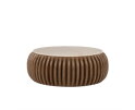 Salontafel Memphis 88x88cm - naturel | Eleonora