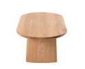 Salontafel Lazlo ovaal eiken 110x55x38 cm - Naturel