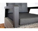 Luxury lounge stoel Princess  verstelbaar Wicker - Grijs