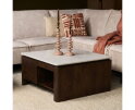 Vierkante Salontafel Dallas Bruin Mangohout 80 cm