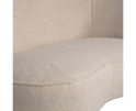 Sara Lounge Fauteuil Links Teddy Off White - WOOOD
