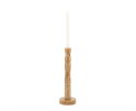 Candle holder Marlie large - bruin | BY-BOO