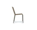 NOVARA STACKABLE SIDECHAIR 12053  -  STEEL OLIVE