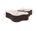 Salontafel Ceramo grande set/2 - 3D keramiek Taj Mahal