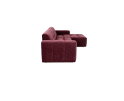 MySofa Ruby Hoekbank Paars  2,5 zits AL + Lounge R