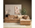 MySofa Teddy Hoekbank Cinnamon 2,5 zits+Divan Rechts