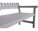 Tuinbank Bordeaux 2-Zits Grenen 125 cm - Grijs