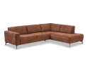 Hoekbank Varello Cognac- Tauro 13 &ndash; Ottomane rechts &ndash; 270x209 cm