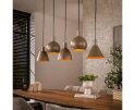 Hanglamp 5L mix Metallo - Beige