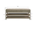 Schoenenbank Terra 125 - Beige