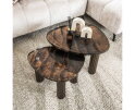 Salontafel M Eclips - Koper antiek finish