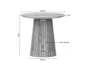 Salontafel | Solana | 50 cm | Naturel