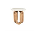 Side table LoopStone 52x52cm - natuurlijk | BY-BOO