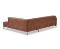 Hoekbank Varello Cognac- Tauro 13 &ndash; Ottomane rechts &ndash; 270x209 cm