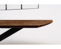 Eettafel Florence mangohout Deens ovaal 200x100 cm - Bruin | Sandblasted