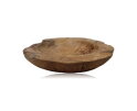 Fruitschaal large - ø38-45 cm - blank - teak