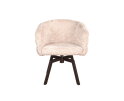 Eetkamerstoel Imola poot Mars draaibaar Anodic brown - be lovely beige 170