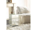 Side table Flectron 30x30cm - chrome | BY-BOO