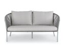 REIMS LOUNGE BENCH 2S L81 X W173 X H83.5CM (12053 )  -  ALU LIGHT GREY 17-5102 TPG (12053)