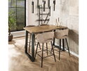 Bartafel Trape massief mango 135x70cm - Naturel