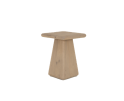 Asti Bijzettafel vierkant naturel 40 cm