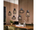Hanglamp 3+3 mix metal - Charcoal