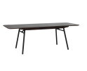 Eettafel Latina eiken uitschuifbaar 90X180-230 cm - Espresso