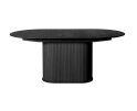 Eettafel Nola eikenhout Ovaal 95x180-230 CM - Zwart
