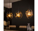 Hanglamp Cosmos mesh 3-Lichts - Artic zwart