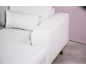 BY-OLAF Hoekbank Borneo met Chaise Longue – links of rechts - Beige Stof Melva 02 – 222x156 cm