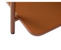 Salontafel Yuba vierkant metaal 75x75 cm - Terracotta
