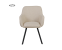 Tower Living eetkamerstoel Borgo met armleuning draaibaar - Bjorn 24 Beige