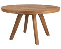 Classic eettafel Tradition rond teakhout