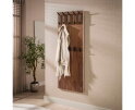 Kapstok Panel hoog 10H - Massief acacia bruin